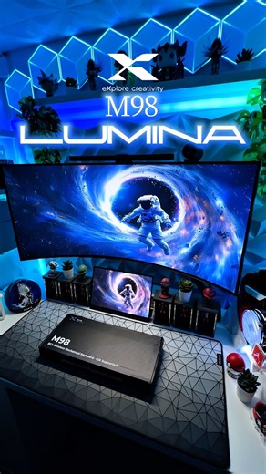 XVX M98 Lumina Mechanical Keyboard #gamingsetup #gamingkeyboard #desksetup #keyboard #xvxm98