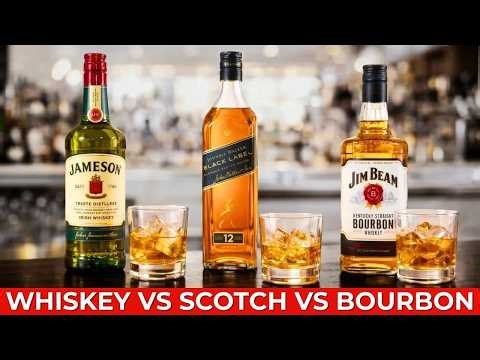 Whiskey vs Scotch vs Bourbon: What Actually Sets Them Apart?
