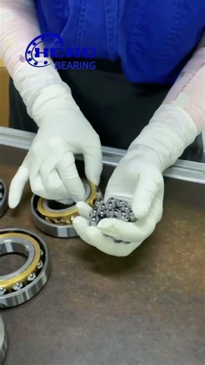 High-precision angular contact bearings, quick and easy installation in one step.