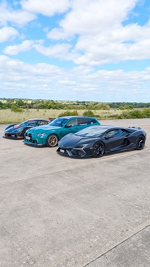 Koenigsegg Jesko Attack vs Tuned 1,000hp BMW M3 Touring vs Lamborghini Revuelto! | carwow