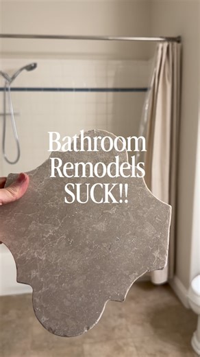 Nicole Boyle • Best Amazon Home Finds & Hacks on Instagram: "This bathroom remodel put me through the ringer. What was supposed to be a one week small kids/guest bath took 1 month. From the get go, the tub ordered didn’t work with our current drain system, so had to return and get a new one, @fergusonhomeofficial was amazing and found me one in stock the same day, and they even picked up the one that didn’t work. Vanity kept getting delayed on delivery, but @wayfair worked with me to make it rig