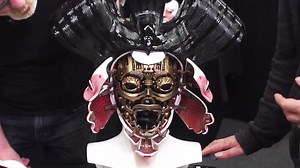 The production behind the geisha type prosthesis of the movie "Ghost in the Shell" behind the scenes is this
