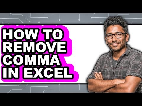 How to Remove Comma in Excel - Easy Guide