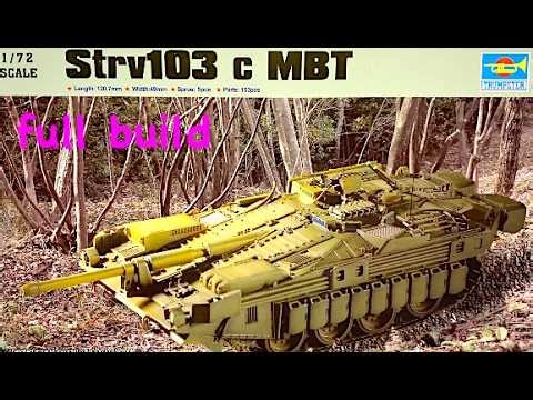STRV 103C, 1/72 full build, Trumpeter 07220