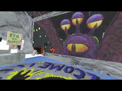 Gorilla tag added a custom map for the gorilla tag meteor monster live event and is insane