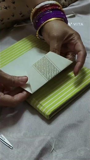 shadi ke card se banaye khubsurat envelope so easy DIY card reause #weddingcardreuse # ❤️