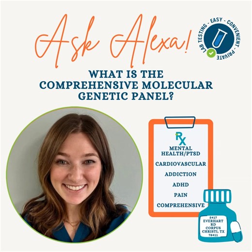 At Any Lab Test Now, we offer a Pharmacogenomics Panel that will analyze the polymorphisms of your genes to provide recommendations for dosages that are compatible with your body. The panel you choose will cover commonly prescribed medications so you don’t have to go through the trouble of trying medications that may or may not be compatible for you. Find out which prescribed medications are best fit for you at Any Lab Test Now! — — — — — — — MENTAL HEALTH/PTSD CARDIOVASCULAR ADDICTION ADHD PAIN