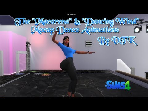 Sims 4 Macarena & Dancing Wind Mocap Animations