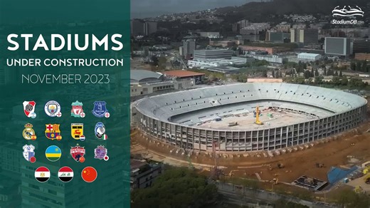World stadium construction update