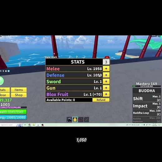 THE BEST STATS FOR BUDDHA FRUIT IN BLOX FRUITS