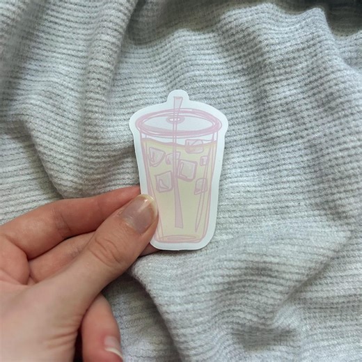 Iced Coffee Sticker | Coffee, Princess, Pilates, Cute, Water Bottle Sticker, Stationery, Pink, Novelty, Drink, Girly - Etsy