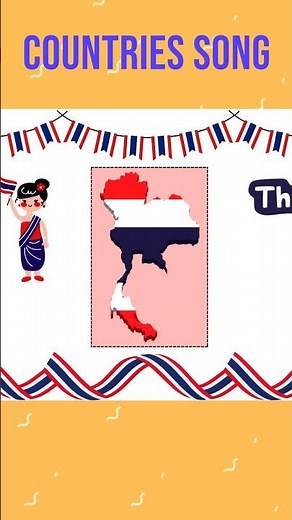 🌍 Countries & Flags Song for Kids | Learn Country Names with Fun Music #shorts