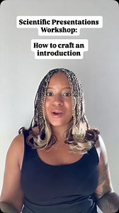 Mone’t on Instagram: "Lesson 1: How to craft your introduction (hook) when doing scientific presentations! This intro was crafted for a 40-45 minute presentation and should be altered for shorter ones! I’m going to be going through the entire structure of a 45 minute presentation, a 15 minute presentation, and a poster presentation! Let me know if there’s anything else you’d like to see! #phdlife #scientist #presentationtips #fyp #science #sciencecommunication #scientificillustration #biomedical