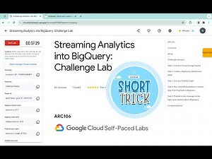 [NEW] Streaming Analytics into BigQuery: Challenge Lab || #qwiklabs || #ARC106 | With Explanation🗣️]