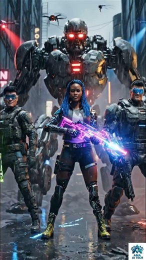 AI Alien Invasion 👽⚡ Rebels of Tomorrow vs Aliens