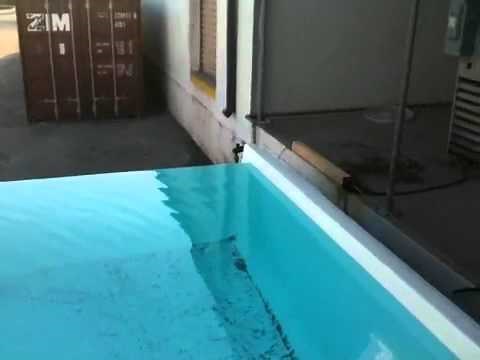 San Juan Fiberglass Pool Infinity negative edge