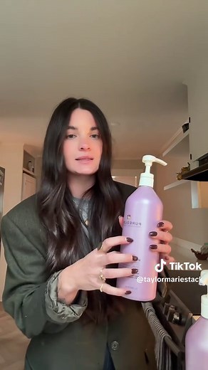 I’ll never stop preaching about @Pureology hydrate shampoo and conditioner #haircareproducts #longhairstyles #longhairgoals #shampooandconditioner #hairroutine
