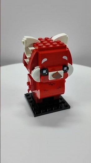 Lego Disney Pixar Red Panda Mei Brickheadz Set Number 40798 Speed Build Unboxing Retiring 2025