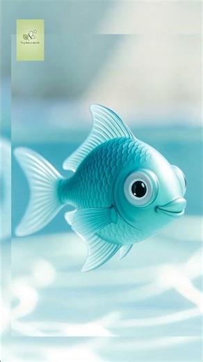 Learn Aqua Blue Color 🐟 | Fish Color Learning for Kids