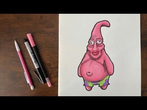 How to draw Patrick Star(GROSS EDITION)