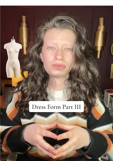 Replying to @Hayden Payne Still haven’t reached my favorite part 🍑😛 #sewingtiktok #drag #dressform #manequin #grwm How to make a custom dress form mannequin