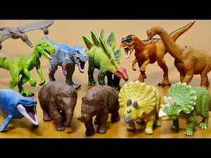 豪華ラインナップ!カプセルアニア 恐竜と古代生物大集合 全9種類!ティロサウルス アロサウルスがかっこいい!
