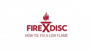 If you're experiencing a low flame on your FIREDISC we've got a super easy fix for you. | FIREDISC Cookers