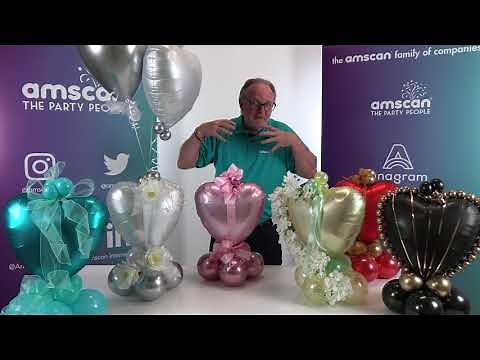Heart Balloon Centrepieces