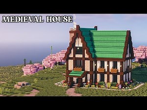 How To Build A Large Medieval House With Copper Roof In Minecraft 1.21 || Minecraft Tutorial