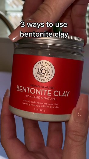 My skin was so soft after this bath! #bentoniteclaydetox #claymask #detox #naturalhealing #skincaretips