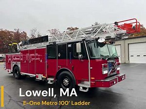Lowell, MA - E-One Metro 100’ Ladder