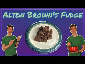 Alton Brown's Fudge Recipe