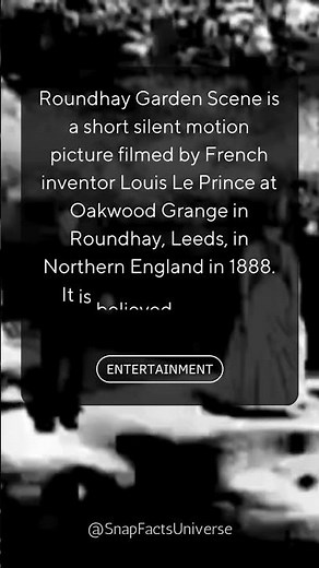 Unveiling History: The First Movie Ever Made!