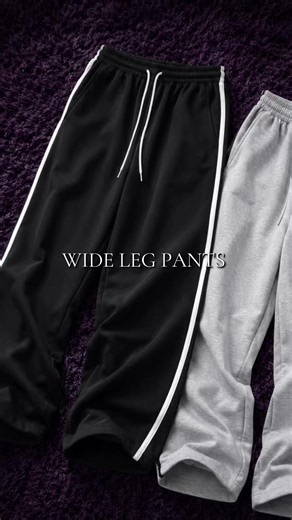Wide Leg Sweat Pants Outfit Ideas