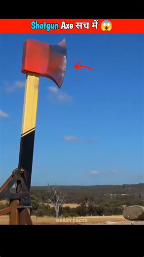 Shotgun Axe 😱 Real ya Fake?#ShotgunAxe