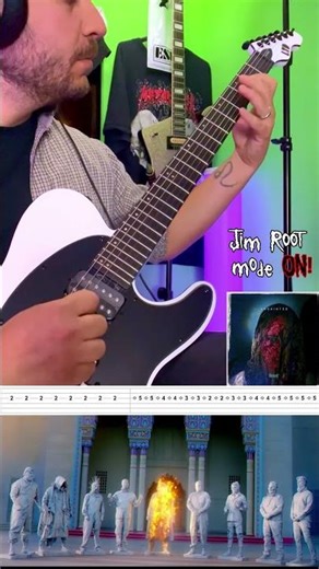 SLIPKNOT - Unsainted (Drop B Riff Tutorial) 🤘🔥