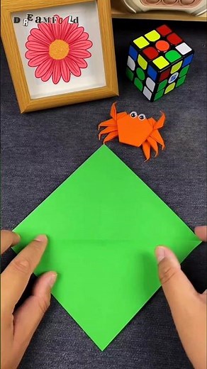 paper crab #diy #craft