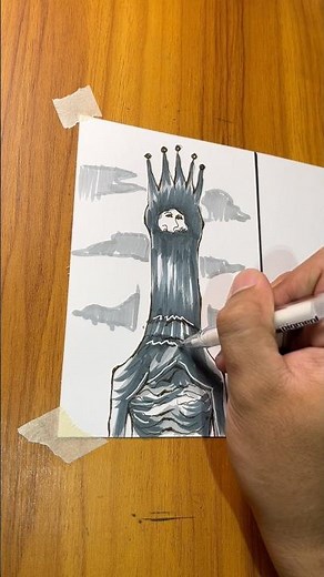 Drawing Birthday Giant from DOCTOR NOWHERE like a PRO #drawing #easytutorial #doctornowhere #viral