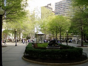 Rittenhouse Square in Philadelphia, USA