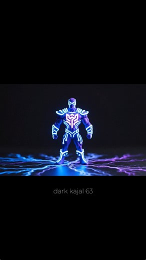 ⚡ ASMR Magic | Tube Se Nikla Neon Guardian 🦸‍♂️✨ | Liquid Light Superhero Art ⚡