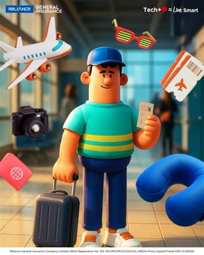 Reliance General Insurance on Instagram: "Here, there, spatially everywhere when you need us the most 😎 Visit our link in bio to know more about insurance. #RelianceGeneralInsurance #Tech+❤️ #3DTrend #SpatialDesign #RelianceTravelInsurance #Travel #TravelInsurance . . . . . [Reliance General Insurance, 3DTrend, Reliance Travel Insurance, Travel]"