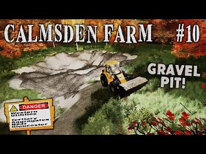 FS22 | CALMSDEN FARM | #10 | GRAVEL PIT! | Farming Simulator 22 PS5 Let’s Play.