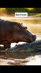 Hippos and Crocs: An Unlikely Friendship
