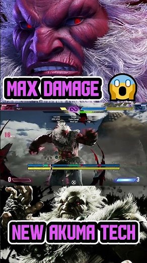 Akuma MAX DAMAGE Combo 🤯 (Gouki New Tech!)