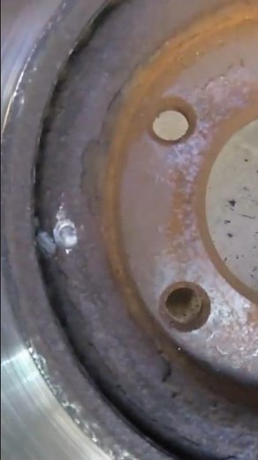 Quick Easy way to get a rusted rotor off #Mechanic #CarRepair #GarageLife #automobile