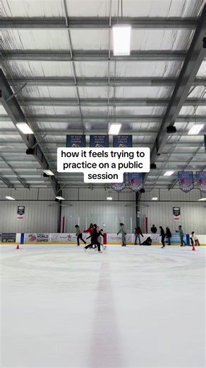 Challenges of Practicing Figure Skating on Public Ice