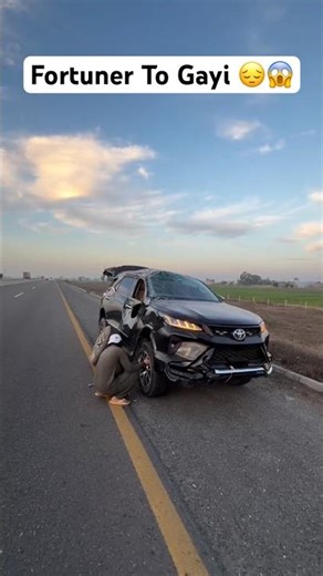 FORTUNER GAADI KA KHATARNAK ACCIDENT HO GAYA #fortuner