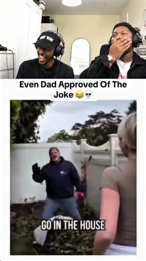 Wasn’t expecting that but even dad couldn’t resist laughing 😂😂😂 #funny #comedy #laugh #reaction