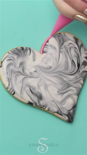 Fun Cookie Decorating with Royal Icing | Marbling Techniques