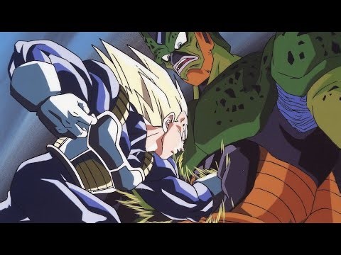 Super Vegeta vs Cell Imperfecto ( SETAM slowed)